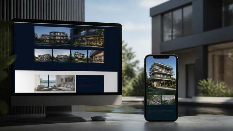 Perbandingan website property dan landing page proyek perumahan