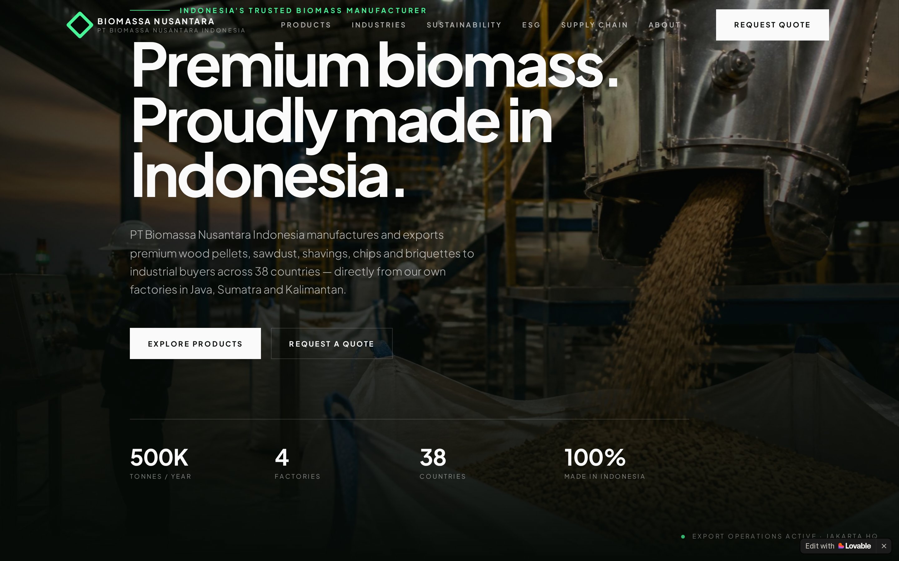 Biomassa Nusantara — website Biomassa & Energi Terbarukan oleh ZimenBiz