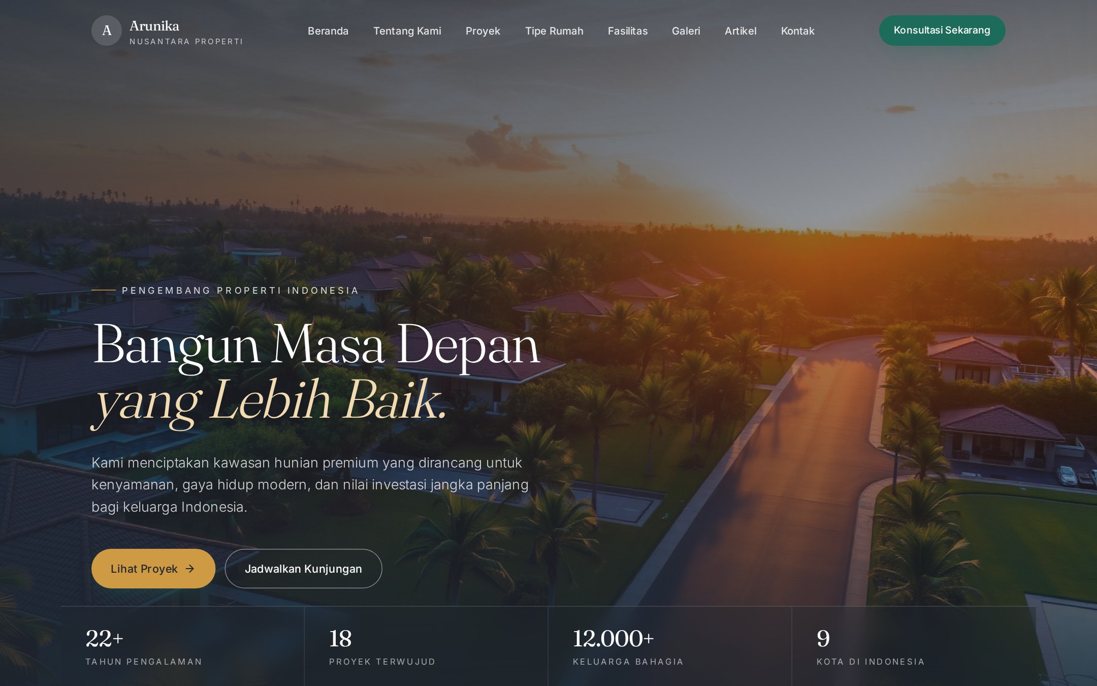Puri Nusantara — website Developer Properti oleh ZimenBiz